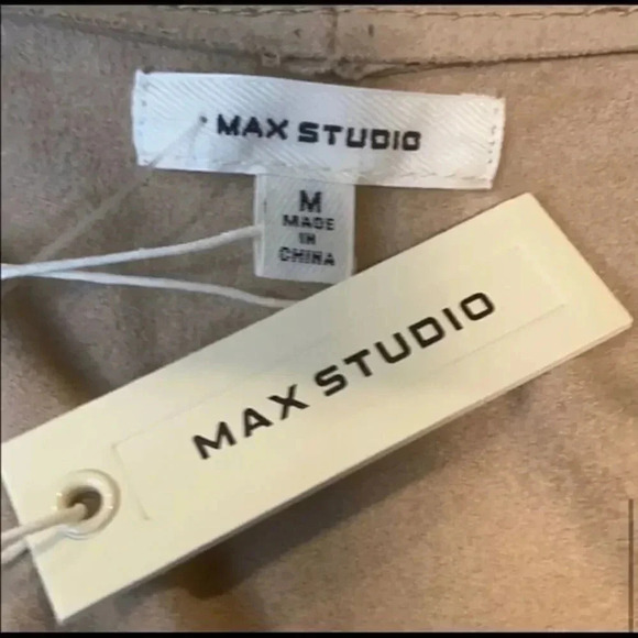 Max Studio Lux Faux Suede Topper - Picture 8 of 8